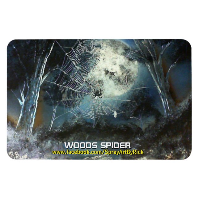 Skogen Spider Magnet (Horisontell)