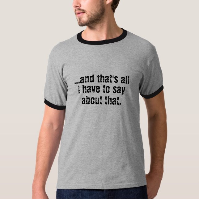 Skogen? T-tröja T-shirt (Framsida)
