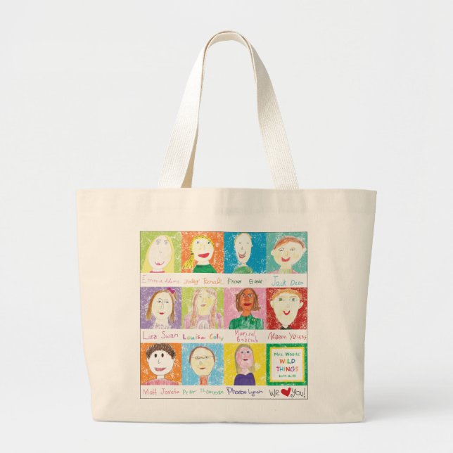 Skogen vildsaker jumbo tygkasse (Framsidan)