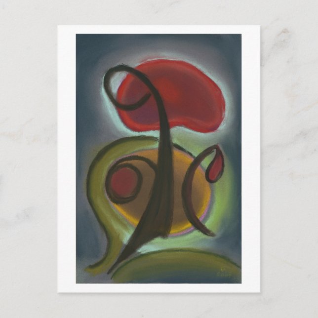 Skogen - vykort (Framsida)