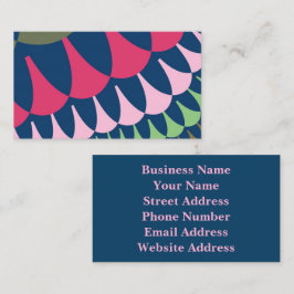 Skogens Grönt och Rosa Visitkort