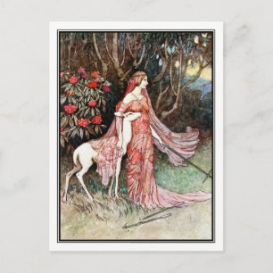 Skogens hinnor av Warwick Goble Vykort