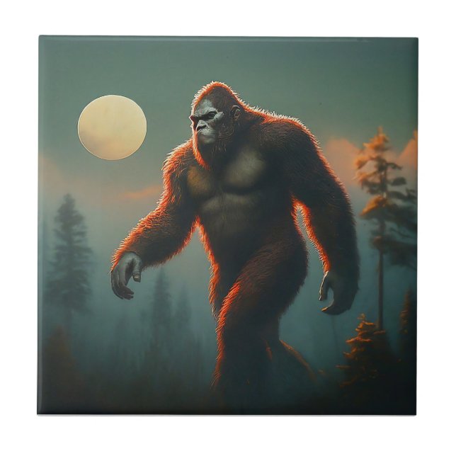 Skogens mynning: Bigfoot Kakelplatta (Framsidan)