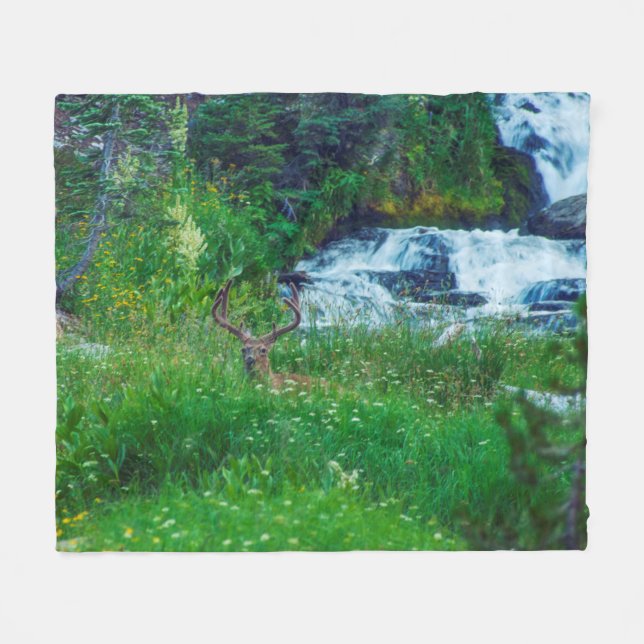 Skogens prins fleecefilt (Framsidan (Horisontell))