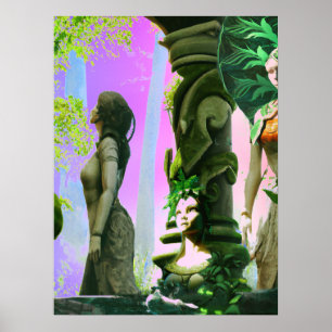 Skogens tre Goddesser Poster