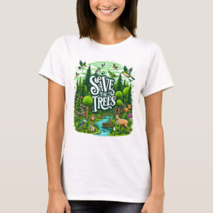 Skogens väktare: Spara Vårt Träd T Shirt