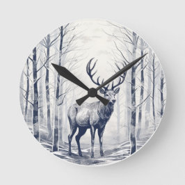 Skogens viskare rund klocka