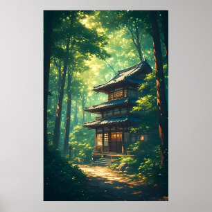 Skogens viskningar: En dold japansk reträtt Poster