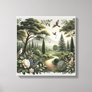 Skogens viskningar Väggkonst canvas