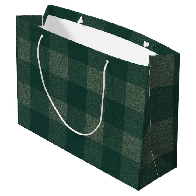 Skoggrön Buffalo1 Plaid (Baksidan Vinklad)