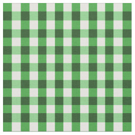 Skoggrön Gingham-mönster Tyg