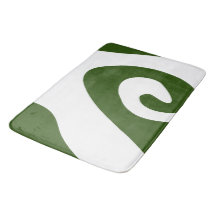 Skoggrön och vit virvelvåg