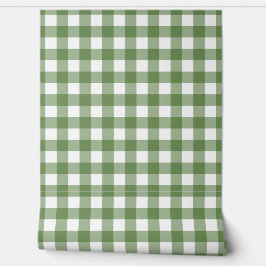 Skoggrön rutig gingham grön Buffalo-ruta
