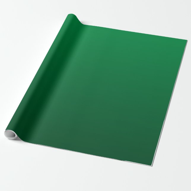 Skoggröna nyanser presentpapper (Utrullad)