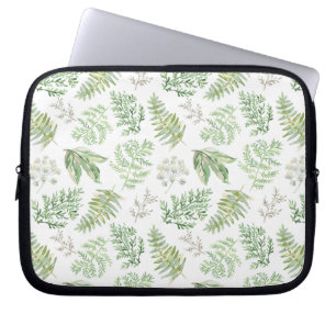 Skoggrönskamönster Laptop Fodral
