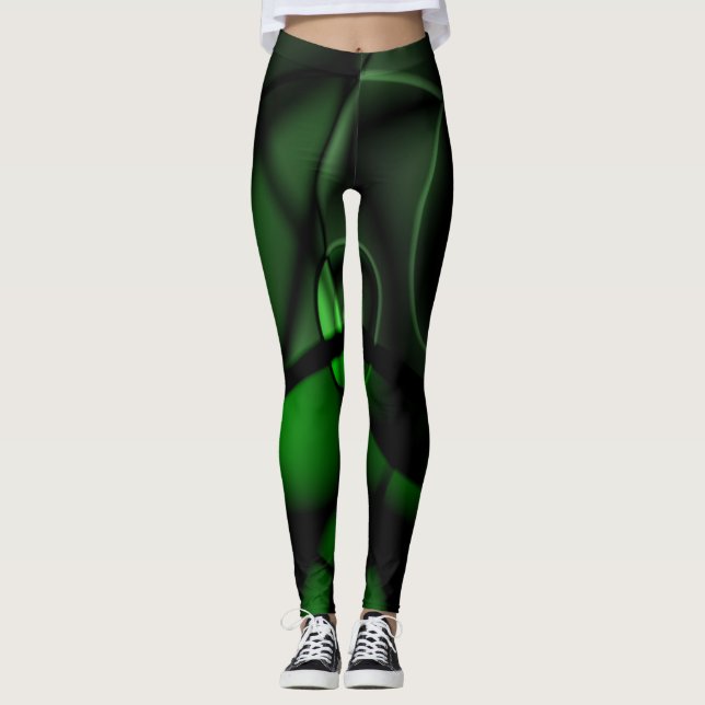 Skoggrönt Leggings (Framsida)