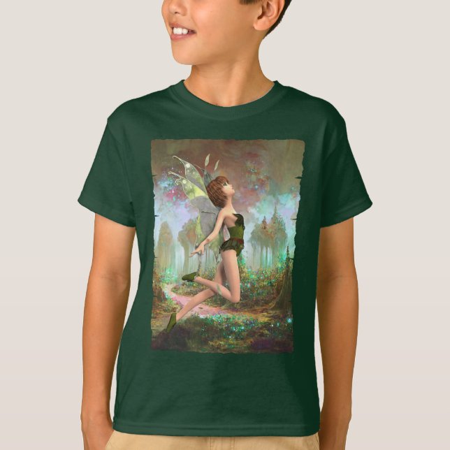 Skogmjölsbarns grundläggande t-shirt (Framsida)