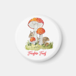 Skogmöss och svampar magnet