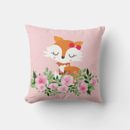 skogräv, söt räv, kudde