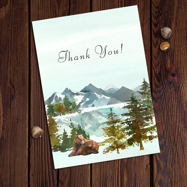 Skogs björnar tackar er inbjudan (Skapare uppladdad)