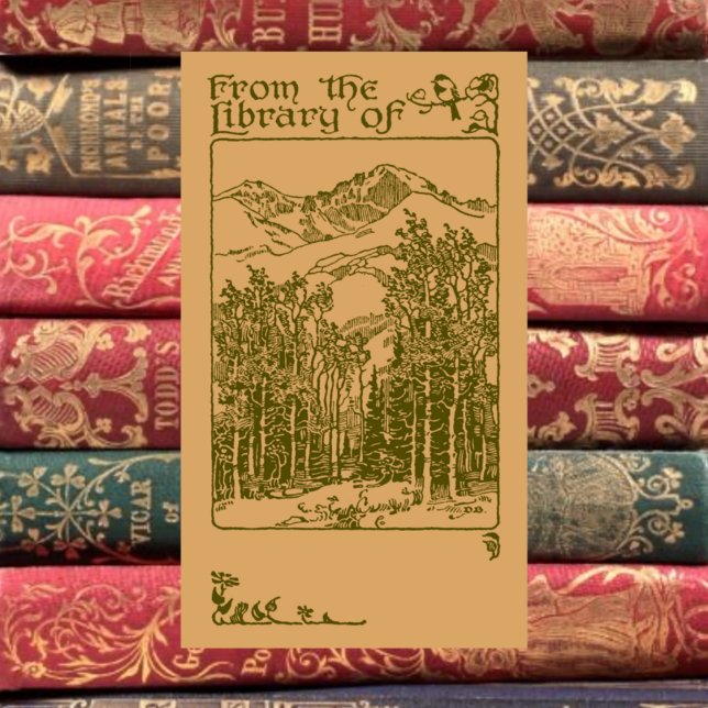 Skogs exlibris fraktsedel (Skapare uppladdad)