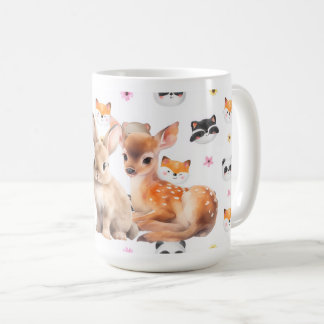 Skogs Kaniner Dovhjort Kaffe Mugg