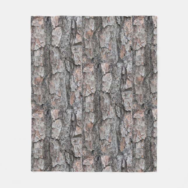 Skogs Natur Dekor Fleecefilt (Framsidan)