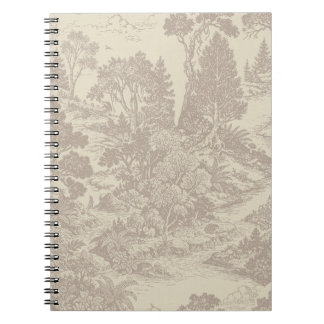 Skogs Toalett Skogs Djur Vintage Botanisk Anteckningsbok