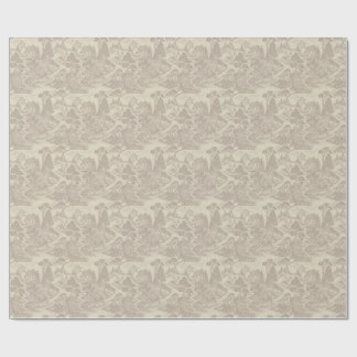 Skogs Toalett Skogs Djur Vintage Botanisk Presentpapper