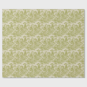 Skogs Toalett Skogs Djur Vintage Botanisk  Presentpapper