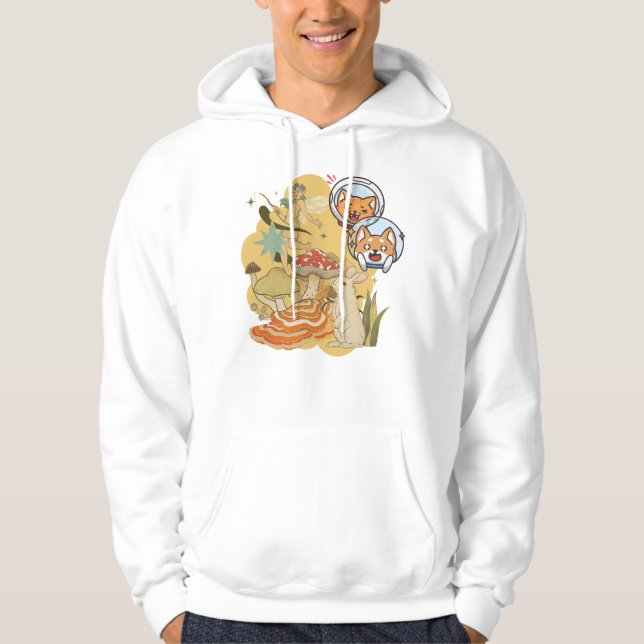 Skogsälva & Astro Pets: Groovy Svampäventyr Hoodie (Framsida)