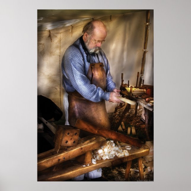 Skogsarbetare - Carpenter Poster (Framsidan)