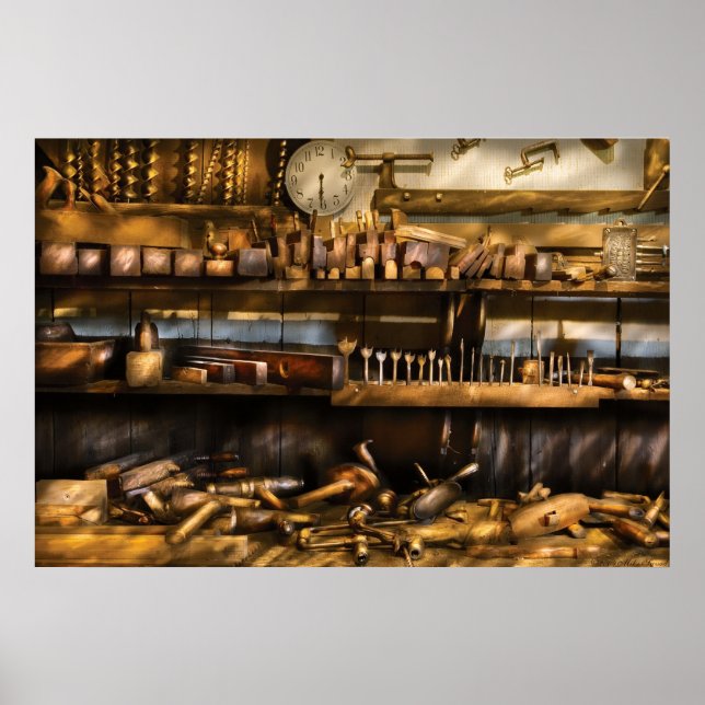 Skogsarbetare - Flygplan & Augers Poster (Framsidan)