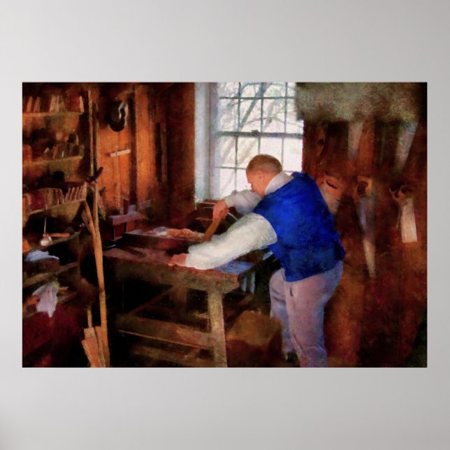 Skogsarbetare - Mastercarpenter Poster (Framsidan)