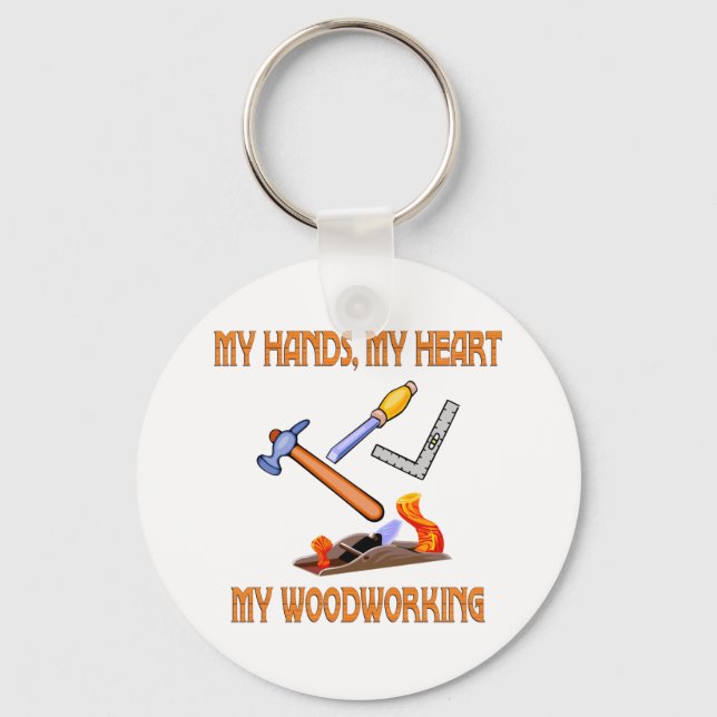 Skogsarbete Nyckelring (Framsida)