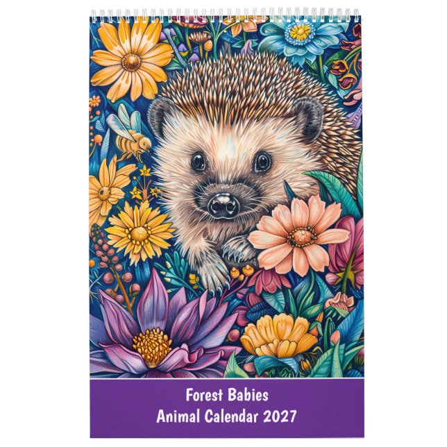 Skogsbabysar – Djurkalender Kalender (Omslag)