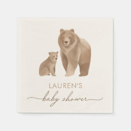 Skogsbabyskor Pappersservett