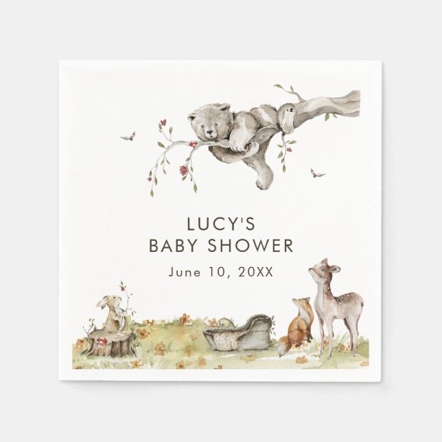 Skogsbabyskor Pappersservett (Framsidan)