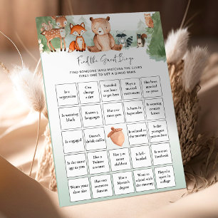 Skogsbabyskor - spel - hitta gästbingo