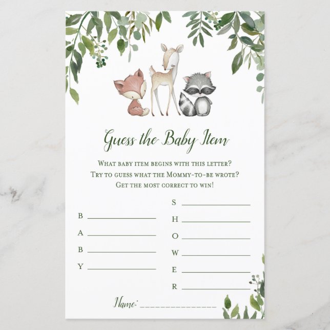 Skogsbabystöld - gissa Baby artikel (Framsida)