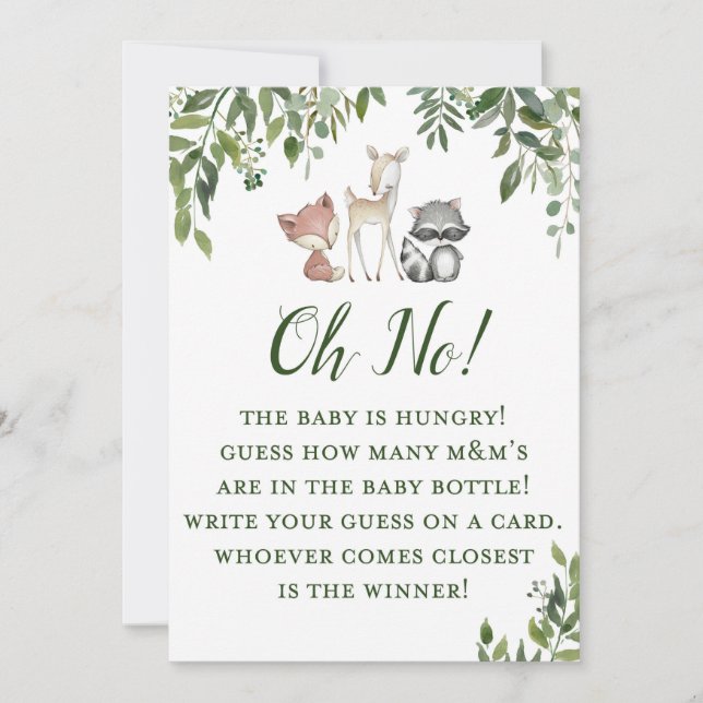 Skogsbabystöld - hur många inbjudningar (Framsida)