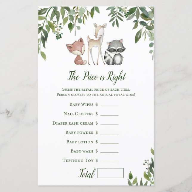 Skogsbabystöld - Pris är Höger (Framsida)