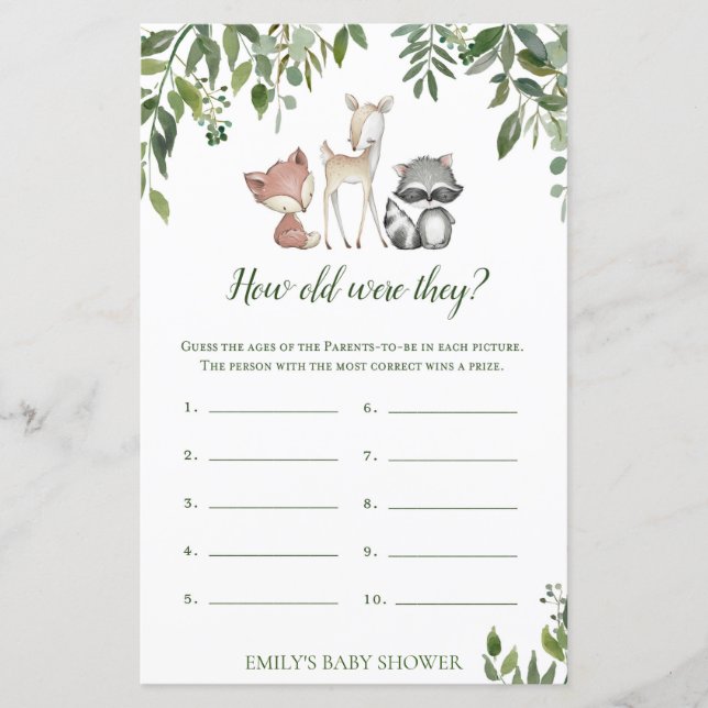 Skogsbabyvilt - hur gammalt var de? (Framsida)