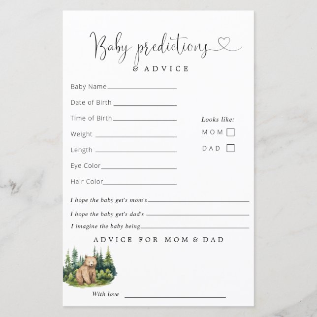 Skogsbarndoppsgissningar Råd (Framsida)