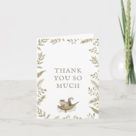 Skogsbarnskaskort för tack inbjudan