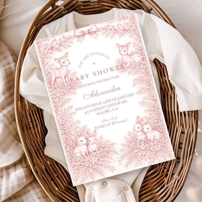 Skogsbarnvårta Baby Shower Inbjudningar (Skapare uppladdad)