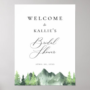 Skogsberg Bröllopsfest Välkommen Poster
