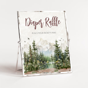 Skogsbergsbabyskor Diaper Raffle Poster