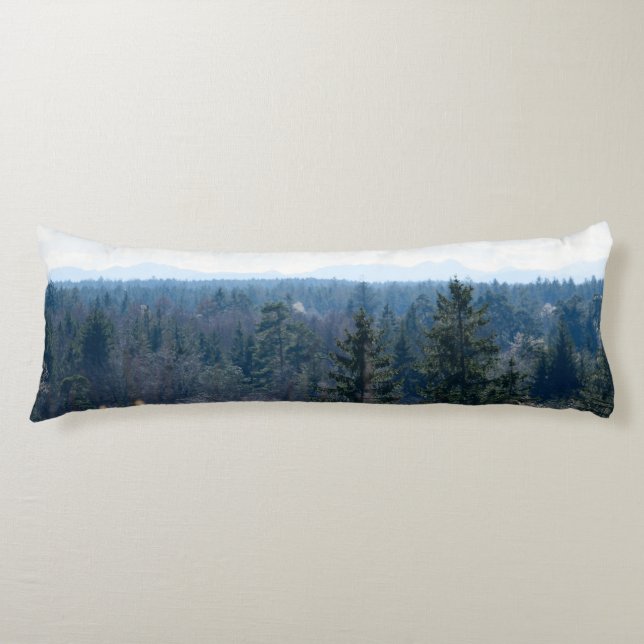 Skogsbergsvy #1 #hytt #decor #wall #art kroppskudde (Framsidan)