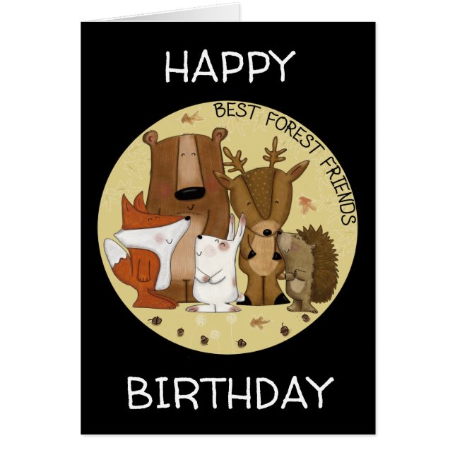 Skogsbesättningar - Bästa skogsvänner/enskilda OBS Kort (Framsidan)